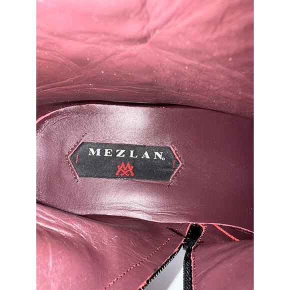 Mezlan Rochelle Boots 69631 Mens Size 8 M Black Leather Eel Side Zip Exotic - Picture 9 of 10